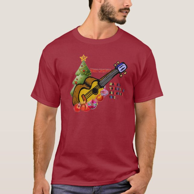 Camisa del Ukulele del navidad (Anverso)