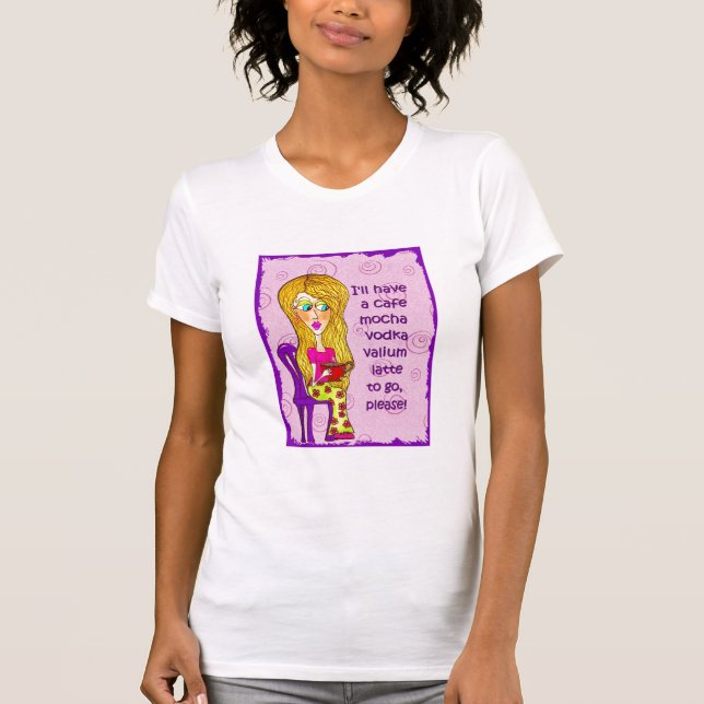 Camisa del valium del café (Anverso)