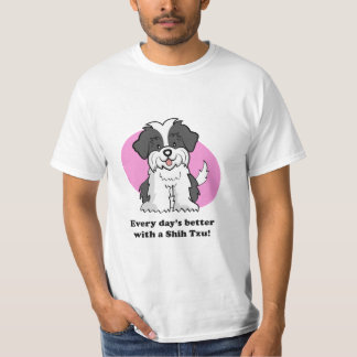 Camisa del valor de ShihTzu del dibujo animado