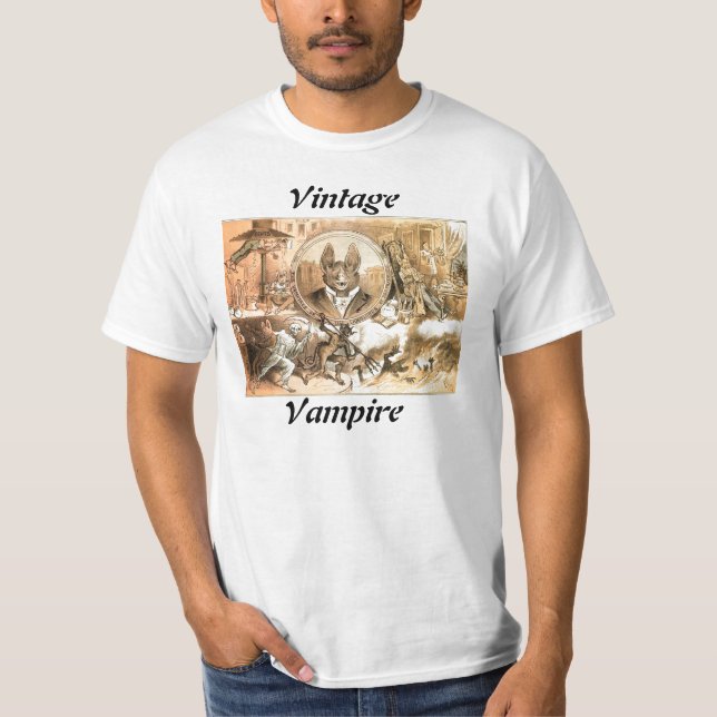 Camisa del vampiro del vintage (Anverso)