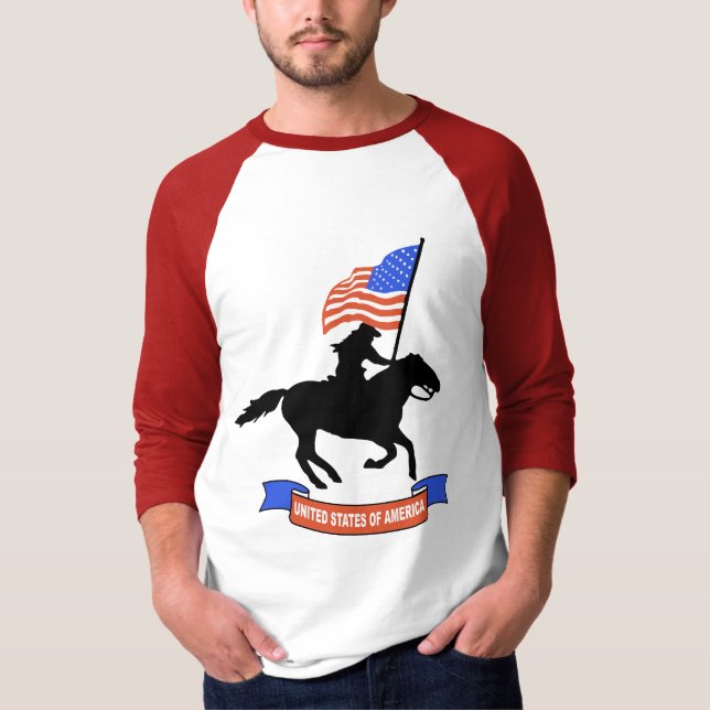 Camisa del vaquero de los E.E.U.U. (Anverso)