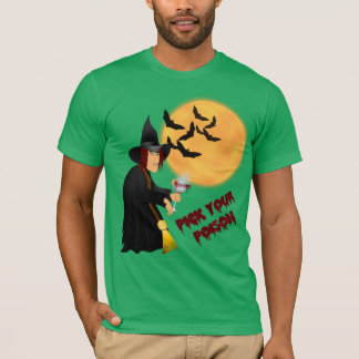 Camisa del veneno de Halloween