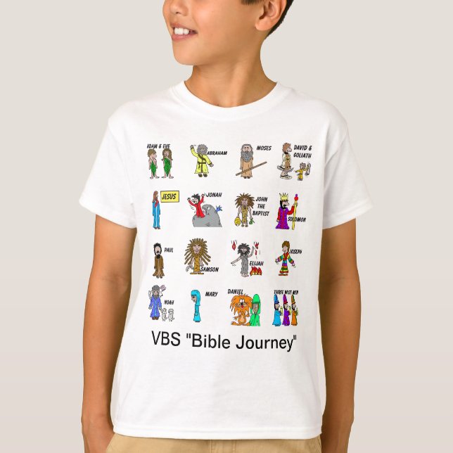 Camisa del viaje de la biblia de VBS para los (Anverso)