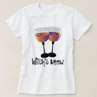 Camisa del vino de Halloween del Brew de la bruja