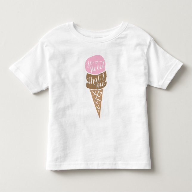 Camisa del volante de la niña del helado (Anverso)
