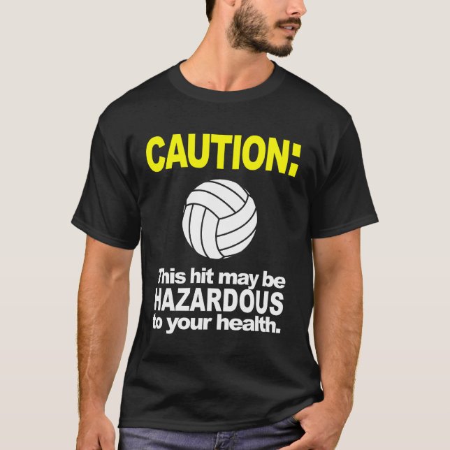 Camisa del voleibol: Precaución (Anverso)