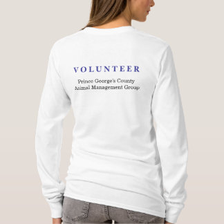 Camisa del voluntario del refugio para animales de