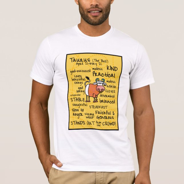 camisa del wordcloud del tauro (Anverso)