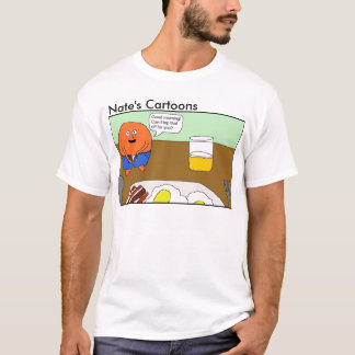 Camisa del zumo de naranja de los dibujos animados