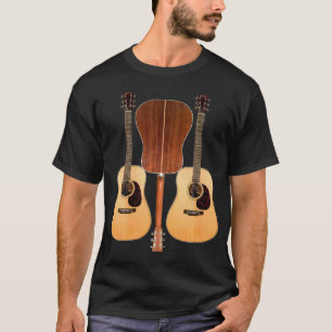 Camisa delantera y trasera de la guitarra acústic