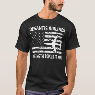 Camisa DeSantis Airlines, Vintage_ DeSantis