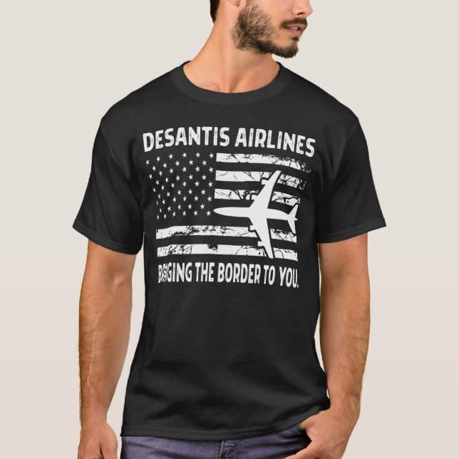 Camisa DeSantis Airlines, Vintage_ DeSantis (Anverso)