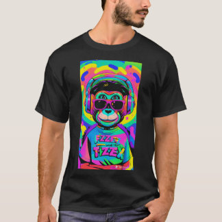 Camisa descolada macaco