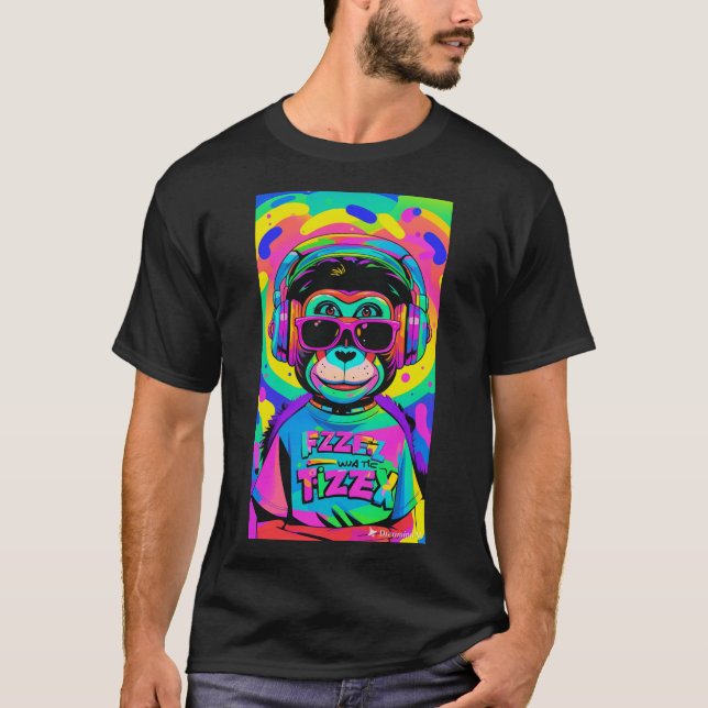Camisa descolada macaco (Anverso)
