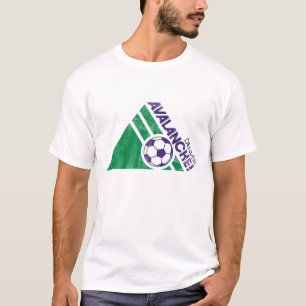 Camisa destruida fútbol de la avalancha de Denver