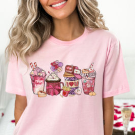 Camisa Día de San Valentín para mujeres, café de S