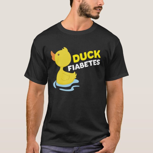 Camisa Diabética Graciosa - Fiabetes de pato - Dia (Anverso)