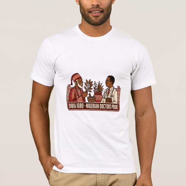 Camisa Dibia Igbo - Orgullo de los médicos nigeria (Anverso)