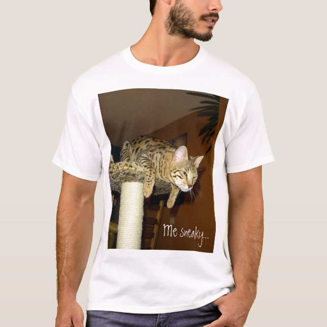 Camisa disimulada del gato de la sabana (Anverso)