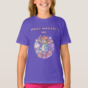 camisa divertida de chicas de arte pastel
