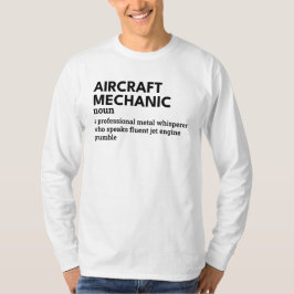 Camisa divertida de definición mecánica de aeronav