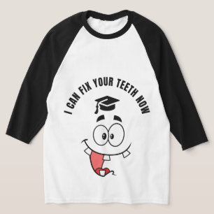 CAMISA DIVERTIDA DE GRADUACIÓN DE ODONTOLOGÍA