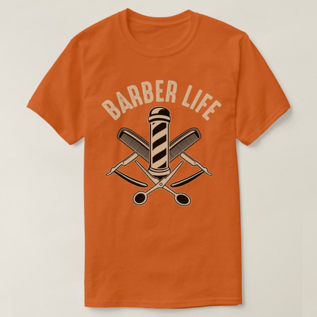 Camisa divertida de Guay Barber Life Barber (Diseño del anverso)