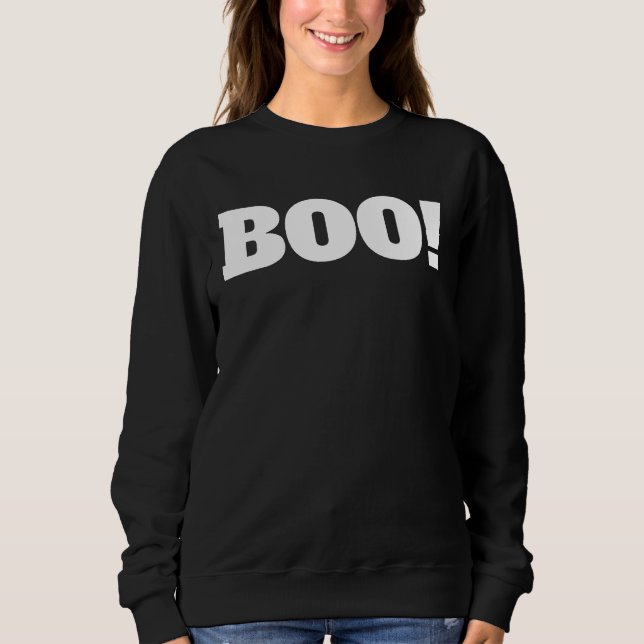 CAMISA DIVERTIDA DE HALLOWEEN, BOO (Anverso)