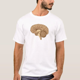 Camisa divertida de la anatomía del cerebro humano