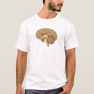 Camisa divertida de la anatomía del cerebro humano