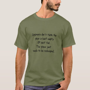 Camisa divertida de la cita del ingeniero
