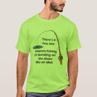 Camisa divertida de la pesca