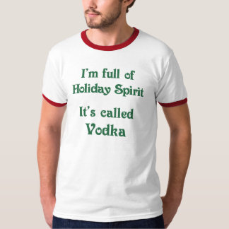Camisa divertida de la vodka del alcohol del día