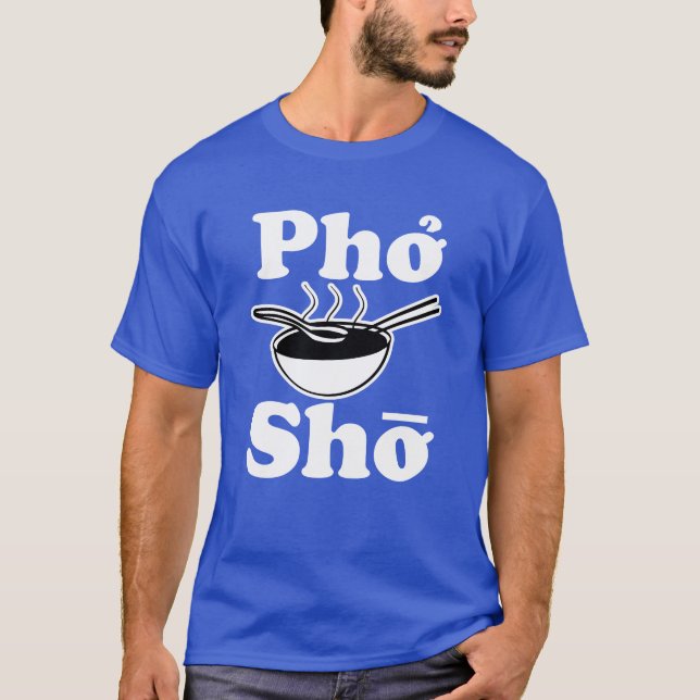 Camisa divertida de los hombres de Pho Sho (Anverso)