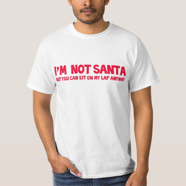 Camisa divertida de Santa (Anverso)