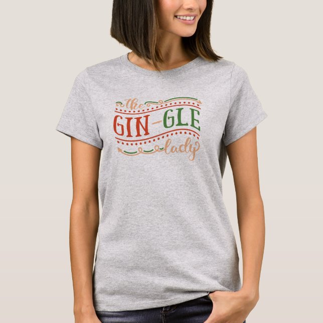 Camisa divertida de señora Christmas el | de la (Anverso)