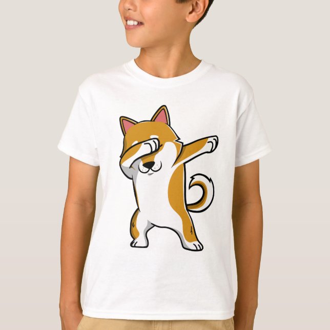 Camisa divertida de Shiba que frota Inu (Anverso)
