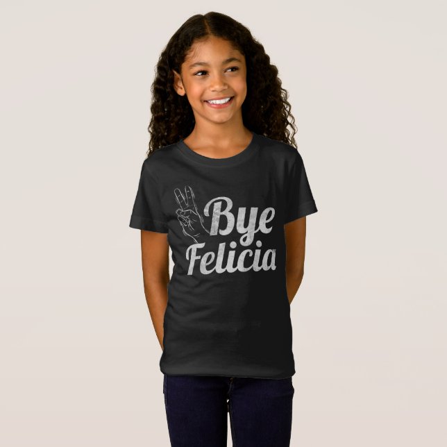 Camisa divertida del camisetas de Felicia del (Anverso completo)