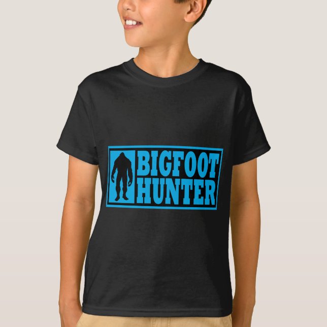Camisa divertida del CAZADOR de BIGFOOT - (Anverso)