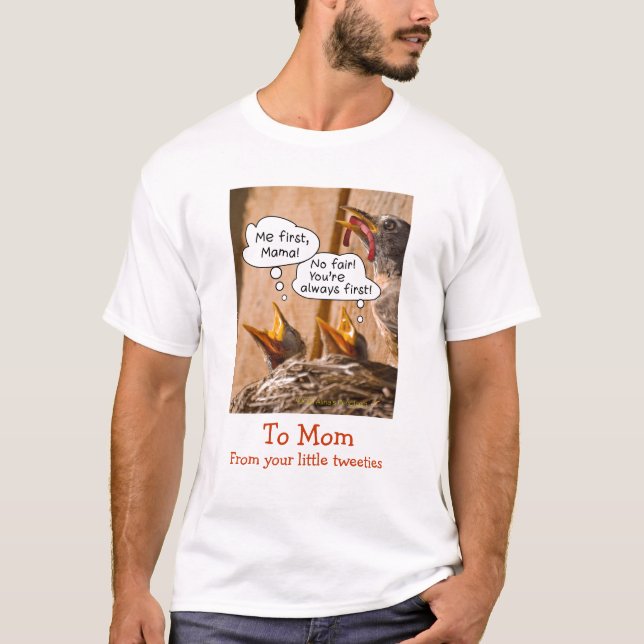 Camisa divertida del día de madre de alimentación (Anverso)