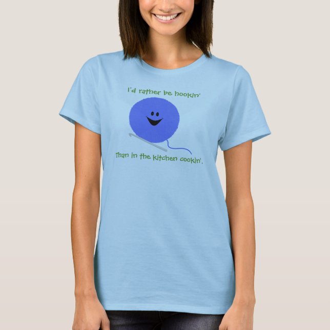 Camisa divertida del ganchillo (Anverso)