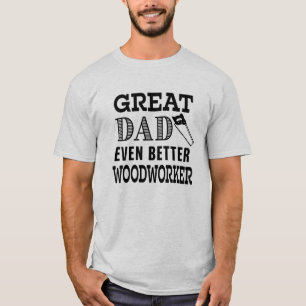 Camisa divertida del gran carpintero del papá