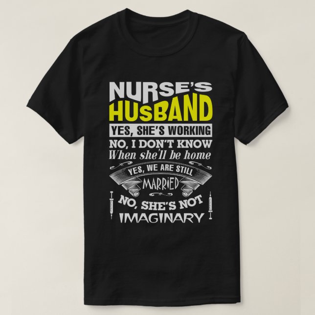 Camisa divertida del marido de Nurse (Diseño del anverso)