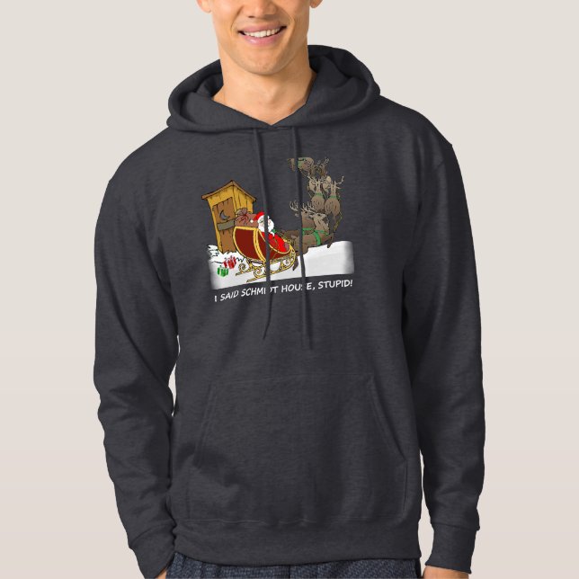 Camisa divertida del navidad de la casa de Schmidt (Anverso)