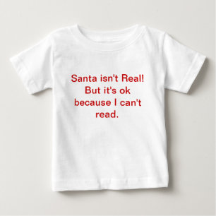 Camisa divertida del navidad del bebé
