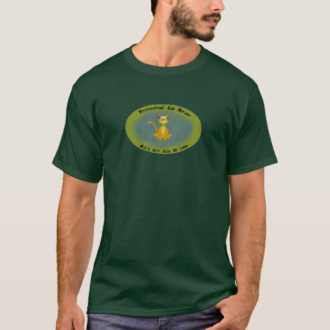 Camisa divertida del pastor del gato (Anverso)