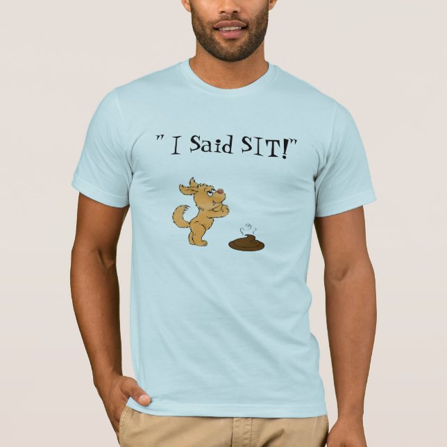 Camisa divertida del perro (Anverso)