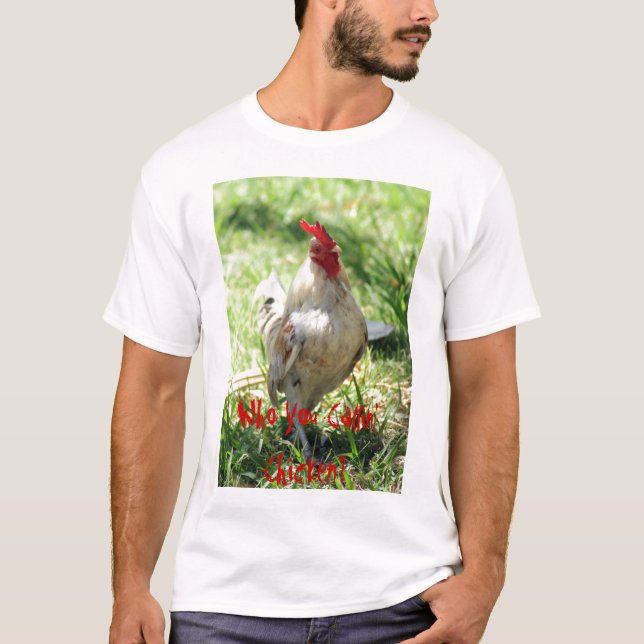 Camisa divertida del pollo (Anverso)
