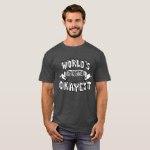 Camisa divertida del texto de Okayest Brother del
