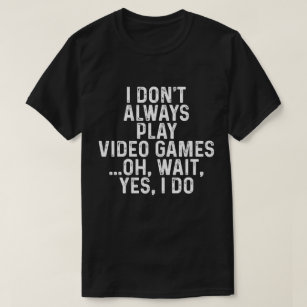 Camisa divertida del videojugador, videojuego del